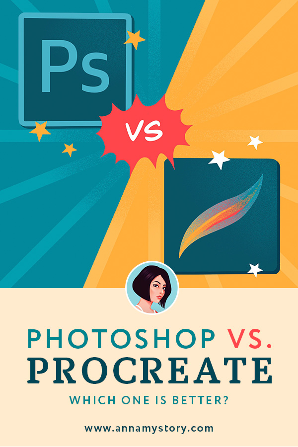 Photoshop vs procreate comparison