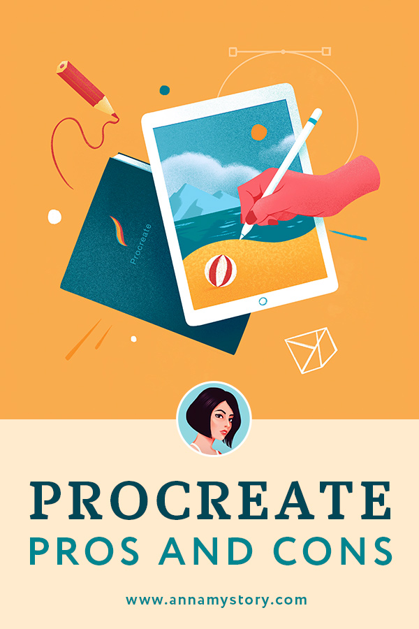 Procreate pros and cons Pinterest