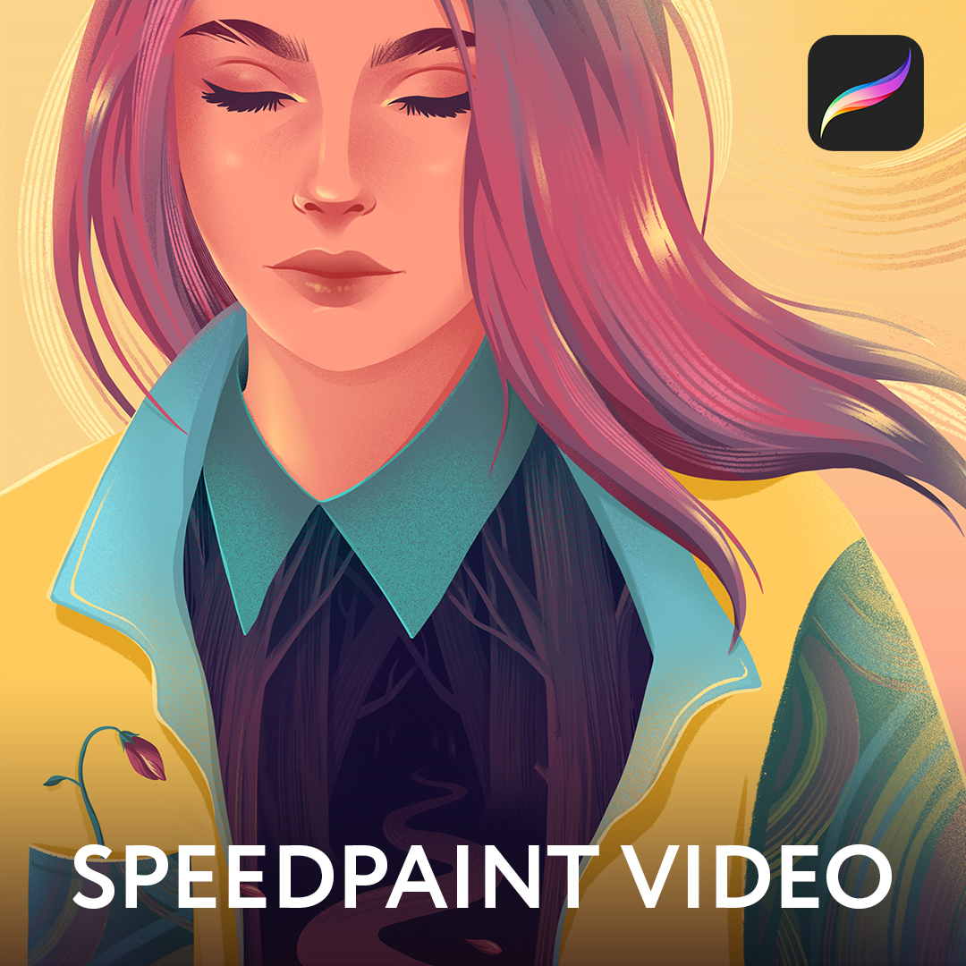 Procreate Speedpaint Video - Anniko - Creative Designer & Illustrator