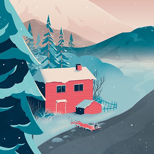 Finland poster illustration