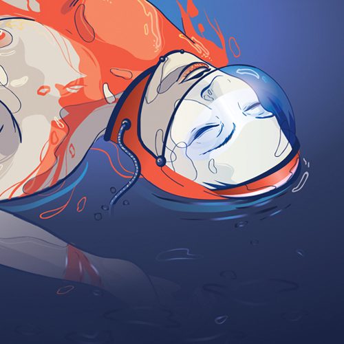 Sci-fi poster illustration